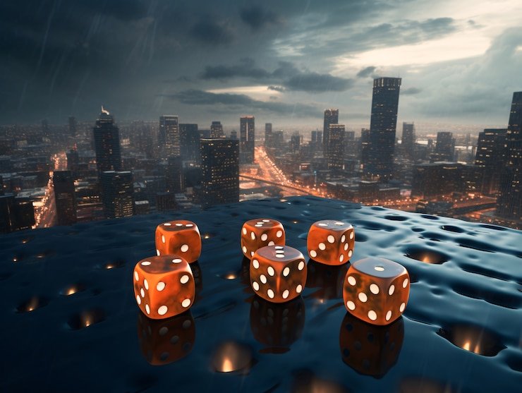 Tampilan meja AduQ di platform onimusha dengan kartu domino dan antarmuka Bahasa Indonesia
